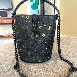 Rebecca Minkoff celestial stars Edie bucket bag